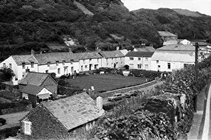 Images Dated 1st June 1975: Cottages in Boscastle. Boscastle is a village and fishing port on the north coast of
