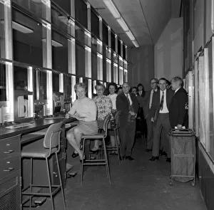 Behind the counter at Paignton's new post office in Torquay Road in November 1973 Behind the counter at Paignton's new post office in Torquay Road in November 1973