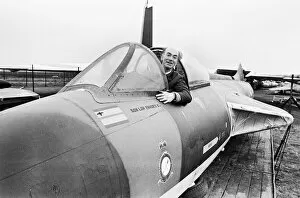 Images Dated 1st December 1986: A Coventry built Hawker Hunter F6A plane is the latest addition to the Midland Air Museum