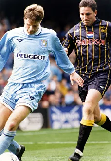 Coventry City 2-0 Sheffield Wednesday, premier league match at Highfield Road Coventry City 2-0 Sheffield Wednesday, premier league match at Highfield Road