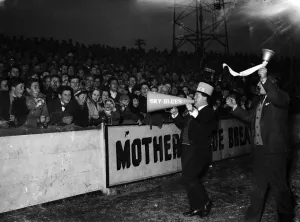 Coventry City cheerleader 1963 style. Circa 1963 Coventry City cheerleader 1963 style. Circa 1963