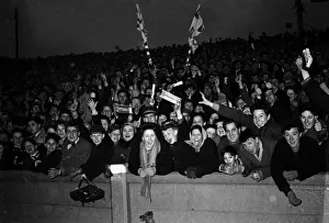 Coventry City fans at Highfield Road Circa 1963 Coventry City fans at Highfield Road Circa 1963