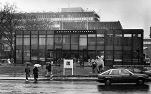 Coventry Polytechnic, Main Entrance, Coventry, 5th April 1989