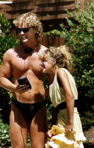 Images Dated 27th January 1988: Craig McLachlan actor and Kylie Minogue actress star in soap Neighours