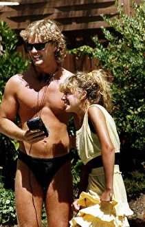 Images Dated 27th January 1988: Craig McLachlan actor and Kylie Minogue actress star in soap Neighours