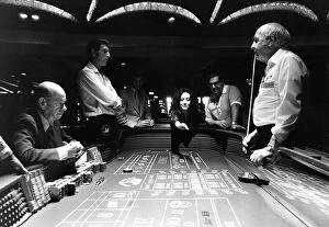 The Crapp Table in Caesars Palace in Las Vegas Entertainment Gambling