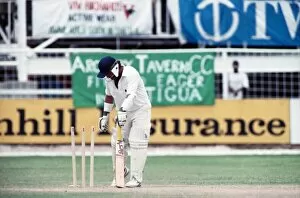 Images Dated 2nd May 1990: Cricket. West Indies v. England. May 1990 90-2766-037 *** Local Caption *** Allan Lamb