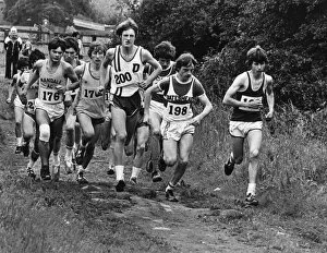 Images Dated 25th August 1979: Cross Country Race, Eston, North Yorkshire, England, 25th August 1979