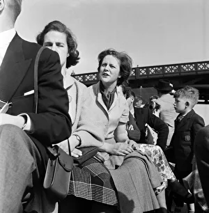 A cruise down the River Thames, London. 25th April 1955 A cruise down the River Thames, London. 25th April 1955