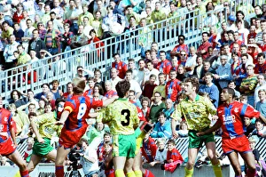 Crystal Palace v Norwich league match at Selhurst Park, Saturday 29th August 1992 Crystal Palace v Norwich league match at Selhurst Park, Saturday 29th August 1992