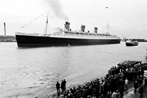 The Cunard White Star liner Queen Mary sails for the last time The Cunard White Star liner Queen Mary sails for the last time