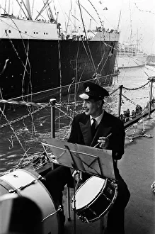 The Cunard White Star liner Queen Mary's last Atlantic run. 27th September 1967 The Cunard White Star liner Queen Mary's last Atlantic run. 27th September 1967