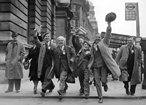 Cup Final 1949 Wolves v Leicester City Supporter sand Fans Cup Final 1949 Wolves v Leicester City Supporter sand Fans