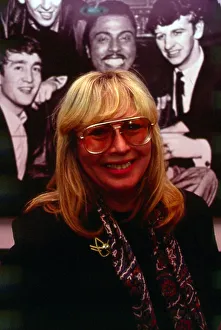 Cynthia Lennon at her pop memorabilia restaurant 1989 former wife of John Lennon standing Cynthia Lennon at her pop memorabilia restaurant 1989 former wife of John Lennon standing