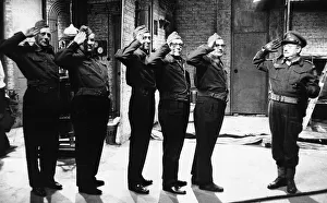 Dad's Army television programme 1972 Actor Arthur Lowe (R Dad's Army television programme 1972 Actor Arthur Lowe (R