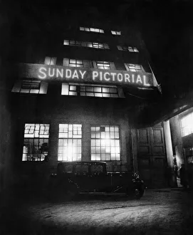 Daily Mirror Offices, Geraldine House. February 1933 P009334 Daily Mirror Offices, Geraldine House. February 1933 P009334