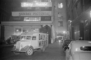 Sunday Mirror Gallery: Daily Mirror Offices, Geraldine House, Fetter Lane, London, 8th April 1954