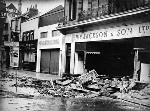 Damage to bakers WM Jackson and Son Limited in Bridlington 20th August 1940 Damage to bakers WM Jackson and Son Limited in Bridlington 20th August 1940