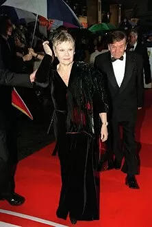 Images Dated 19th April 1998: Dame Judi Dench actress and Michael Williams actor at the BAFTA Awards April 1998