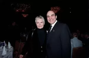 Images Dated 9th February 1999: Dame Judi Dench at the London Hilton for the Variety Club of Great Britain show business