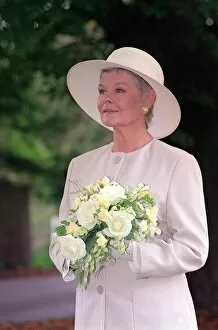 Images Dated 24th September 1993: Dame Judi Dench September 1993, pictured during wedding scene of As Time Goes By TV