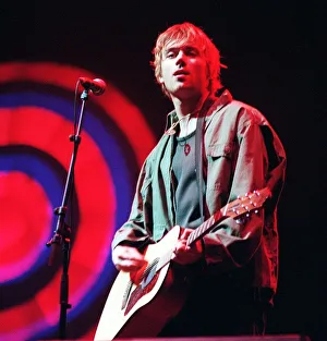 Damon Albarn T in the Park concert July 1999 open air concert Balado Airfield Damon Albarn T in the Park concert July 1999 open air concert Balado Airfield