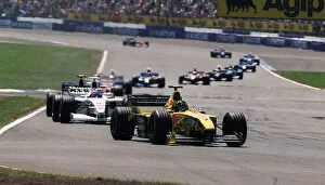 Images Dated 12th July 1999: Damon Hill during the British Grand Prix July 1999 The 1999 British Grand