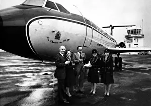 A Dan-Air British Aircraft Corporation One-Eleven, (BAC-111, or BAC 1-11) A Dan-Air British Aircraft Corporation One-Eleven, (BAC-111, or BAC 1-11)