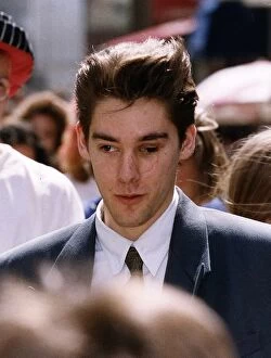 Images Dated 14th March 1992: Daniel Jackson son of Actress and politician Glenda Jackson leaves court