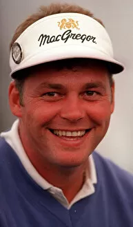 Images Dated 17th July 1997: Darren Clarke at the Open Golf Championship Troon July 1997