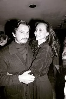 Images Dated 4th November 1975: David Bailey Photographer with his wife, Marie Helvin, Model celebrating their marriage