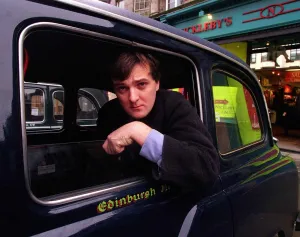 David Berton Photographer January 1999 Sitting in the back of a black cab David Berton Photographer January 1999 Sitting in the back of a black cab