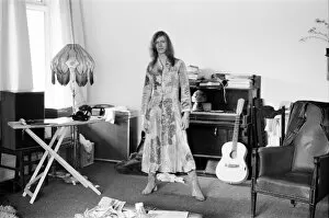 Images Dated 20th April 1971: David Bowie at his home, Haddon Hall, at Beckenham, Kent, 20th April 1971