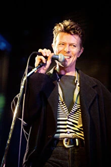 David Bowie Gallery: David Bowie performing at The Big Twix Mix concert at The Birmingham NEC