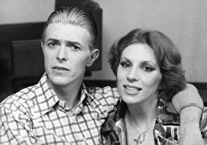 David Bowie seen here with his wife Angie during a visit to London in 4th May 1976 David Bowie seen here with his wife Angie during a visit to London in 4th May 1976