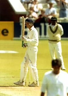 Images Dated 7th July 1992: David Gower former England Cricket Captain plays for England v Pakistan in the 1992