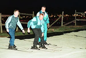 David Gray, Matti Hay and Mick Maddison from Redcar preaoring for a trip down the dri-ski David Gray, Matti Hay and Mick Maddison from Redcar preaoring for a trip down the dri-ski