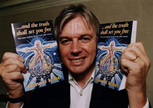 David Icke, author & former sports presenter, at launch of his new book David Icke, author & former sports presenter, at launch of his new book