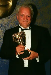 David Jason holding his Bafta award he received for Best Comedy Performance David Jason holding his Bafta award he received for Best Comedy Performance