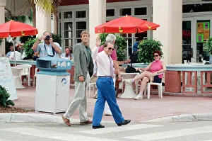 David Jason and Nicholas Lyndhurst on location in America filming the " David Jason and Nicholas Lyndhurst on location in America filming the "