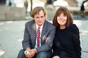 Images Dated 17th October 1989: David McCallum and Diana Rigg at a photocall for the BBC TV series Mother Love