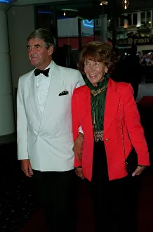 Images Dated 20th August 1998: David Nimmo Actor August 98 With his wife at the premiere of Casablanca in