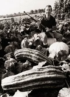 David Payne september 1981 davids giant marrow weighs in at 76 and half lbs