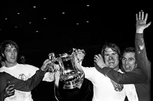 David Webb Marvin Hinton Ian Hutchinson of Chelsea 1970 celebrate winning FA cup