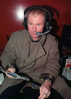 Davie Provan Radio Clyde sports presenter 1998 Davie Provan Radio Clyde sports presenter 1998