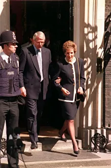 Last day at 10 Downing Street for Ex Prime Minister John Major and Norma May 1997 Last day at 10 Downing Street for Ex Prime Minister John Major and Norma May 1997