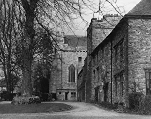 The Deanery and Priests House at Brecon Cathedral in Brecon The Deanery and Priests House at Brecon Cathedral in Brecon