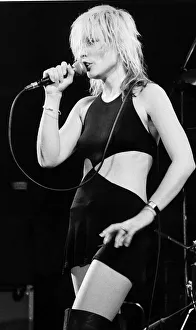 Images Dated 10th September 1981: Debbie Harry pop singer on stage 1981