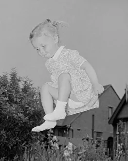 Deborah Blake seen here bouncing gaily on a trampoline in the garden of her family home Deborah Blake seen here bouncing gaily on a trampoline in the garden of her family home