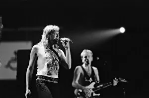 Images Dated 11th September 1987: Def Leppard, the first headlining act at play at The Forum